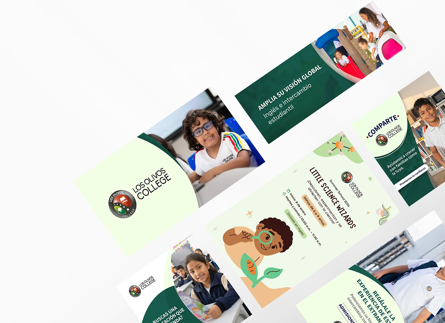 Web y campañas de Nummbers para Los Olivos College
